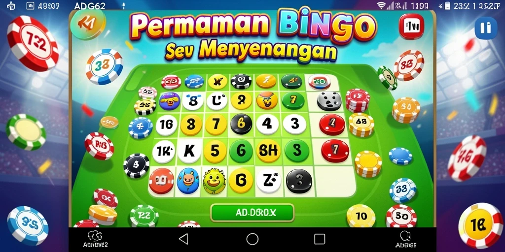 Tampilan gameplay Bingo yang seru dan menarik di ADG62.