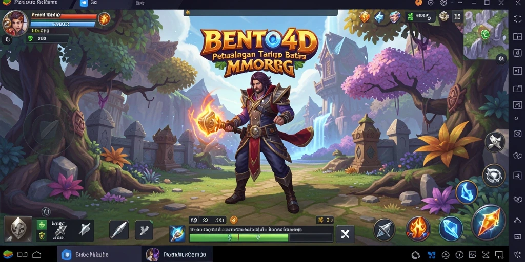 Tampilan gameplay BENTO4D yang menarik dan mendebarkan.