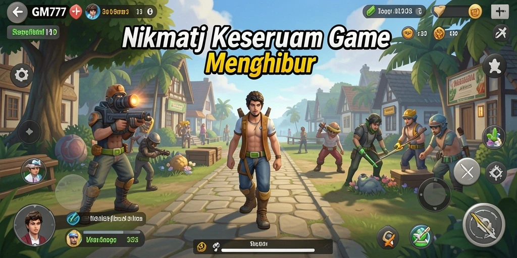Screenshot menunjukkan gameplay seru dari GM777 yang menghibur.