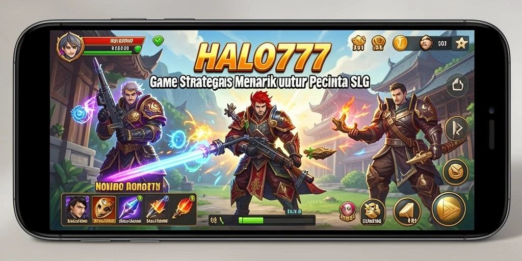 Tampilan menakjubkan dari gameplay yang seru dan strategis di HALO777.