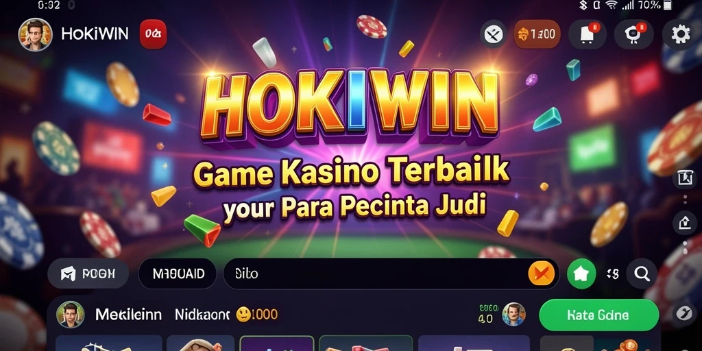 Tampilan gameplay menarik dan interaktif di HOKIWIN.
