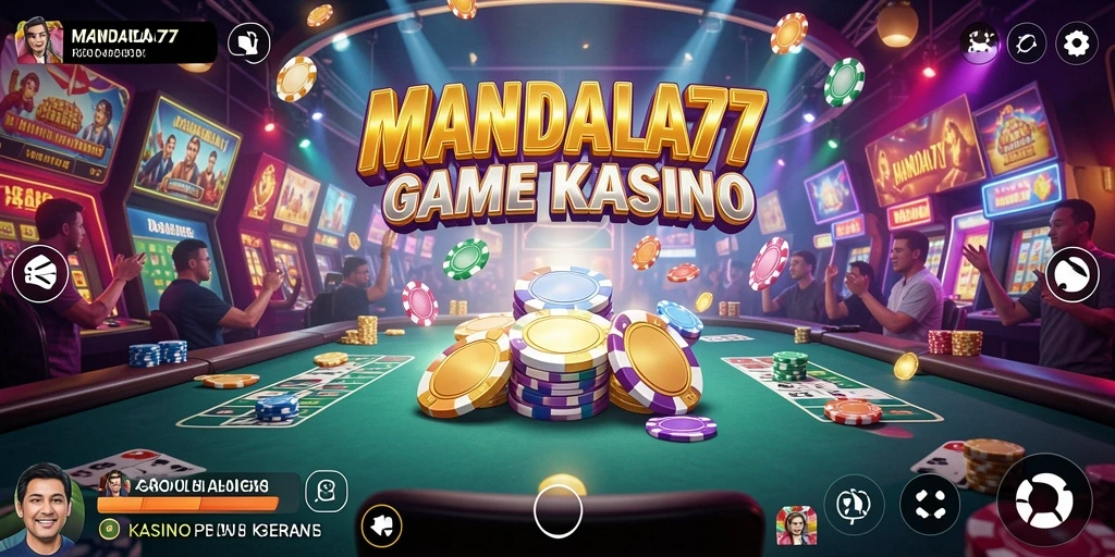 Screenshot gameplay MANDALA77 yang menampilkan keseruan permainan kasino.