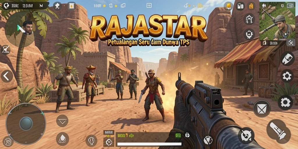 Gameplay RAJASTAR yang mendebarkan dan menantang.