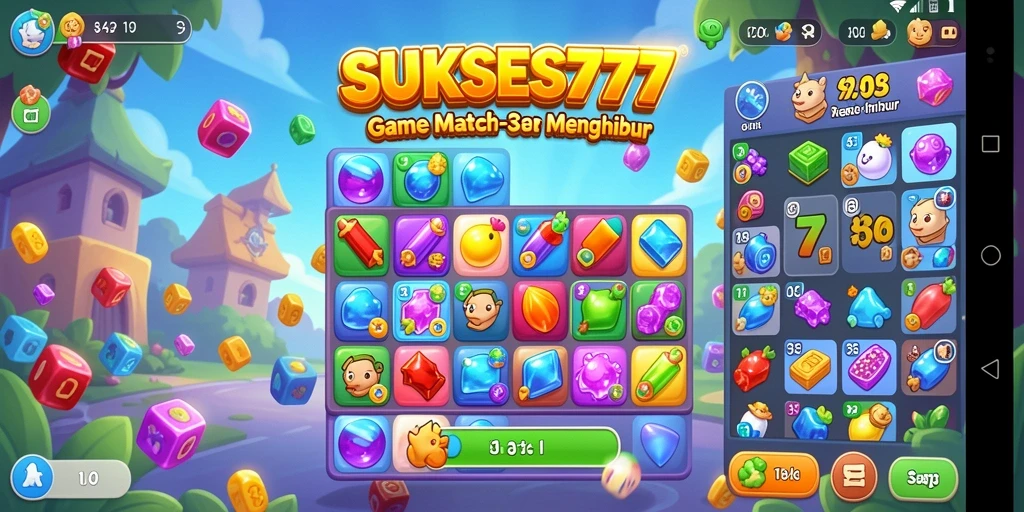Tampilan gameplay menarik dari SUKSES777 yang penuh warna dan tantangan.